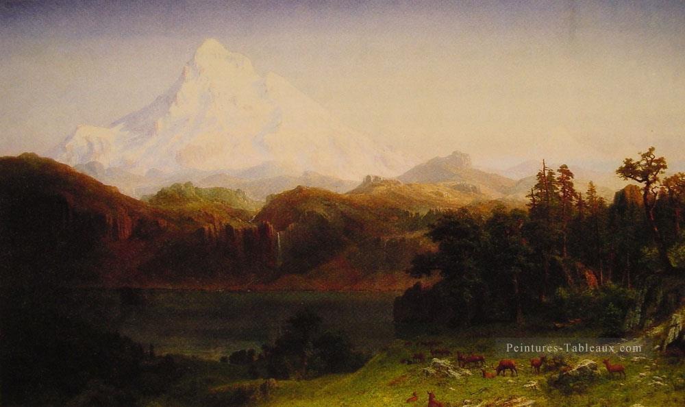 Mount Hood Albert Bierstadt Peintures à l'huile